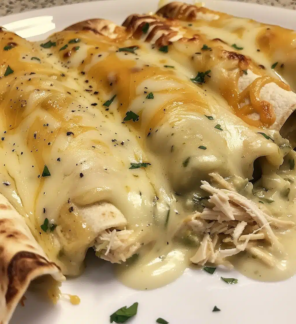 White Chicken Enchiladas - detail 1
