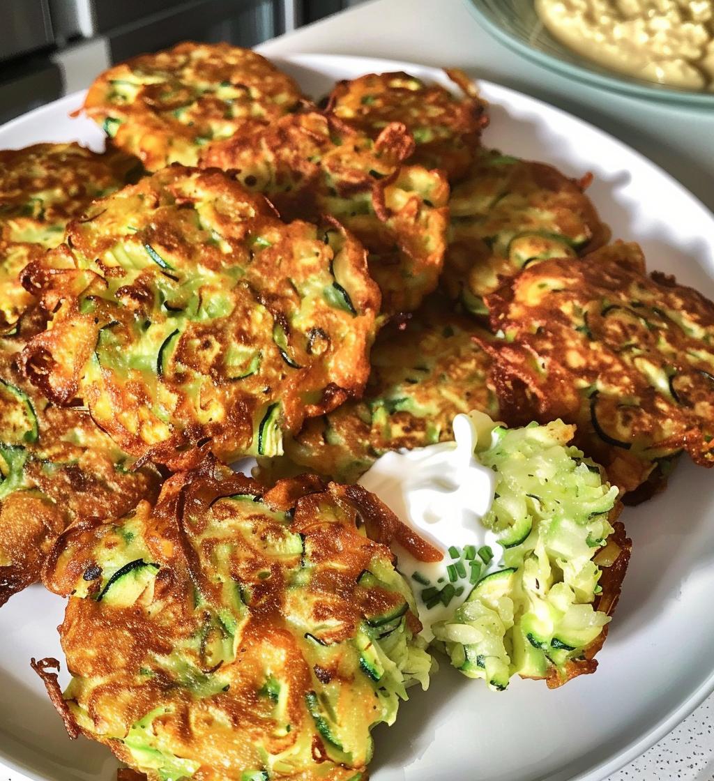 Zucchini Fritters - detail 1