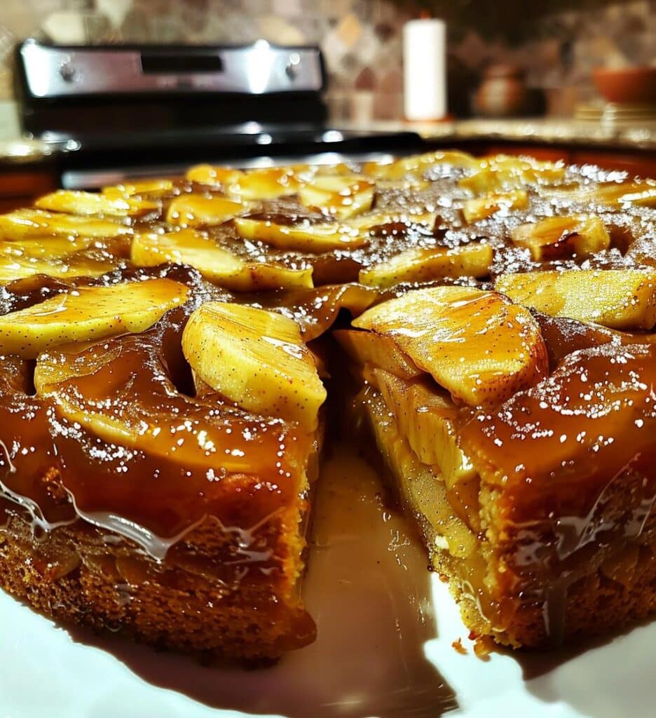 Apple Brown Butter Upside Down Cake