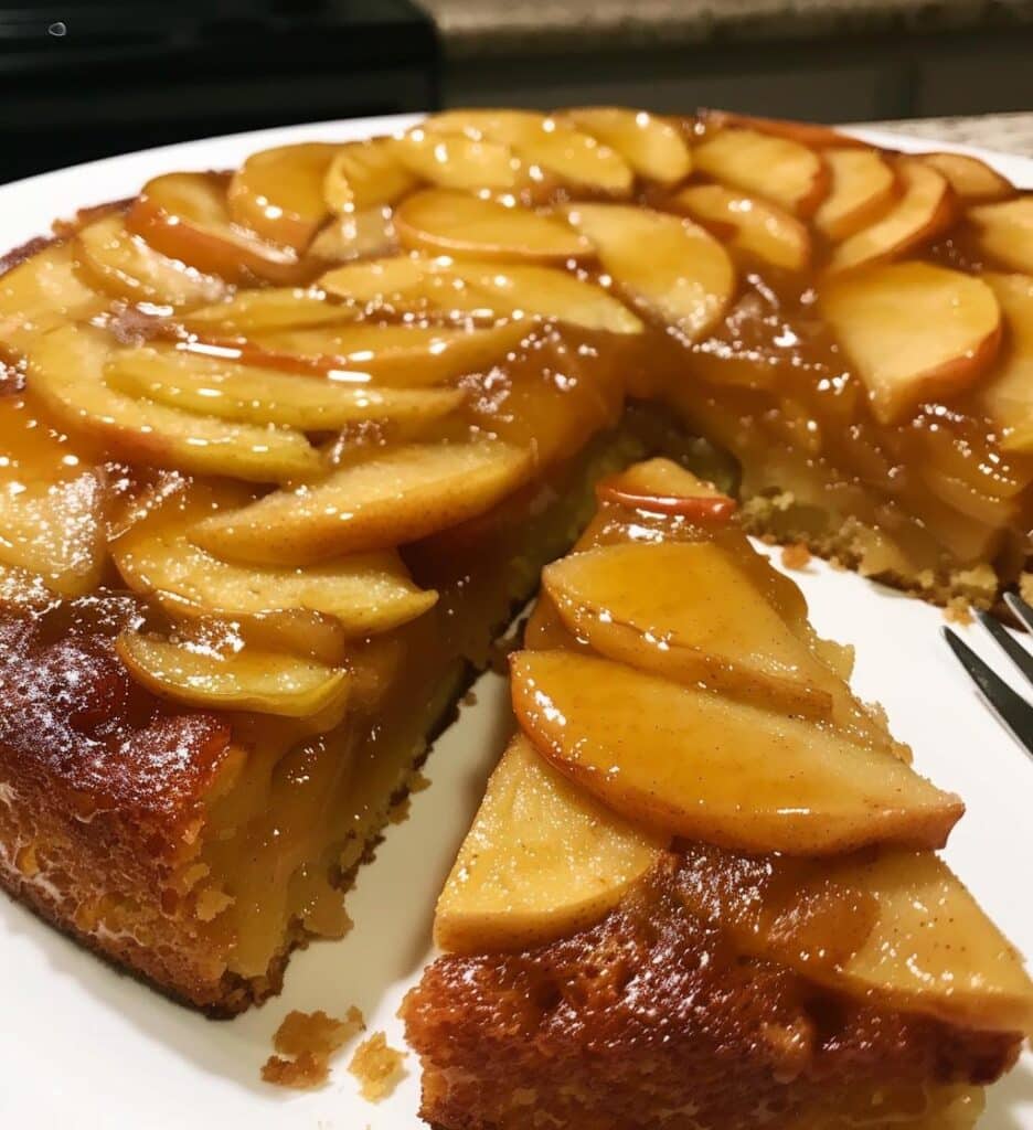 Apple Cinnamon Upside Down Cake