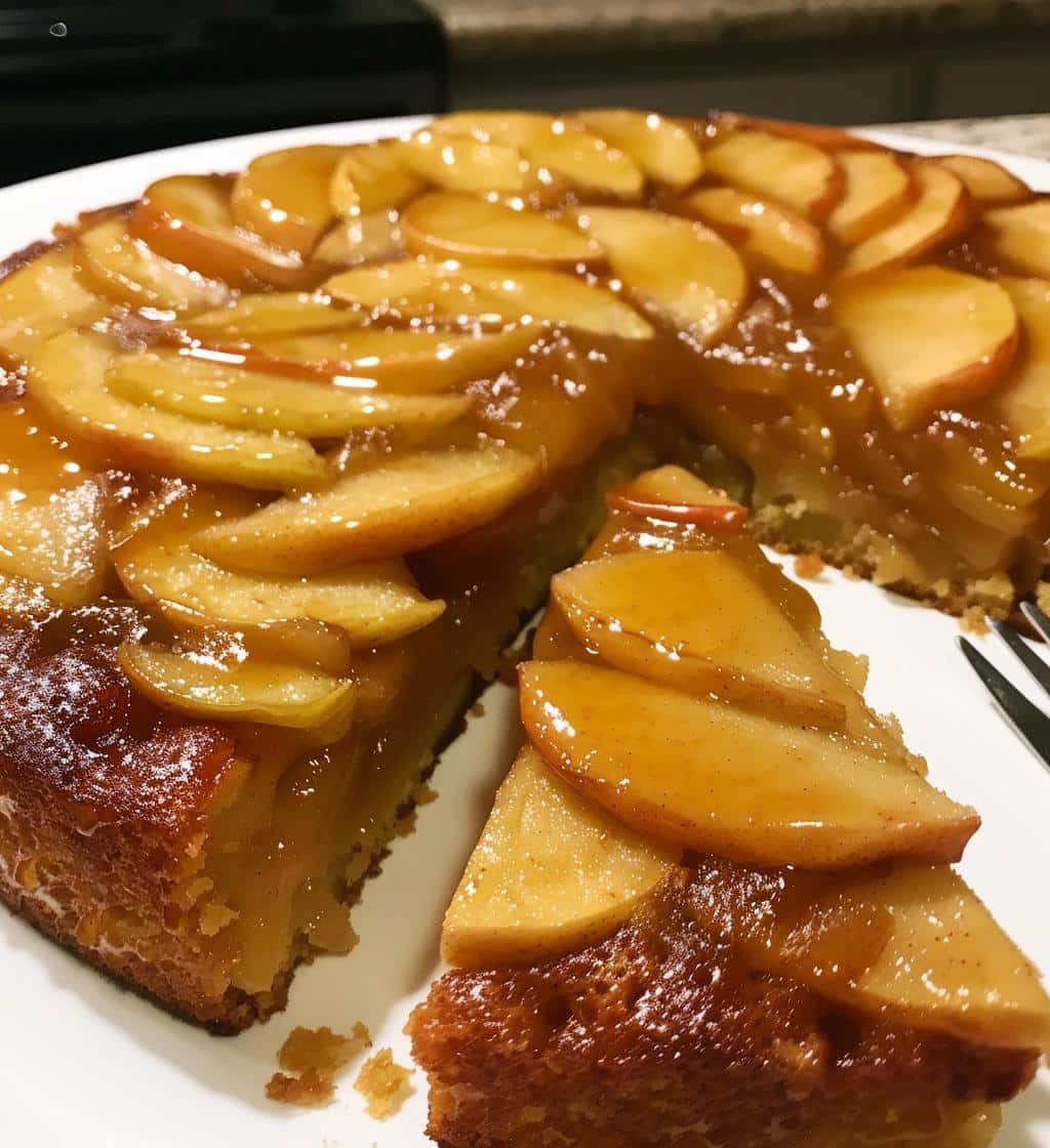 Apple Cinnamon Upside Down Cake