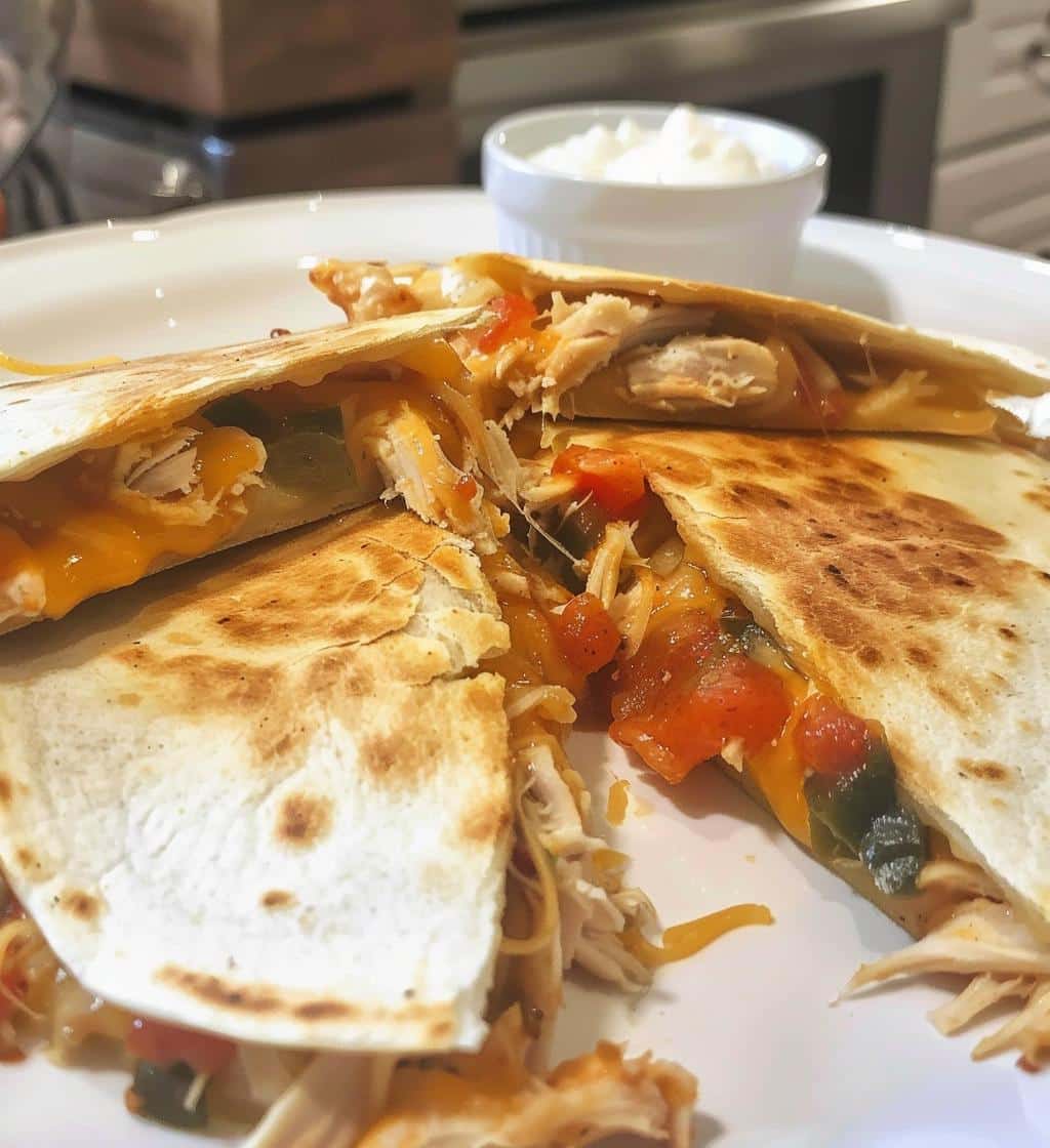Baked Chicken Quesadilla