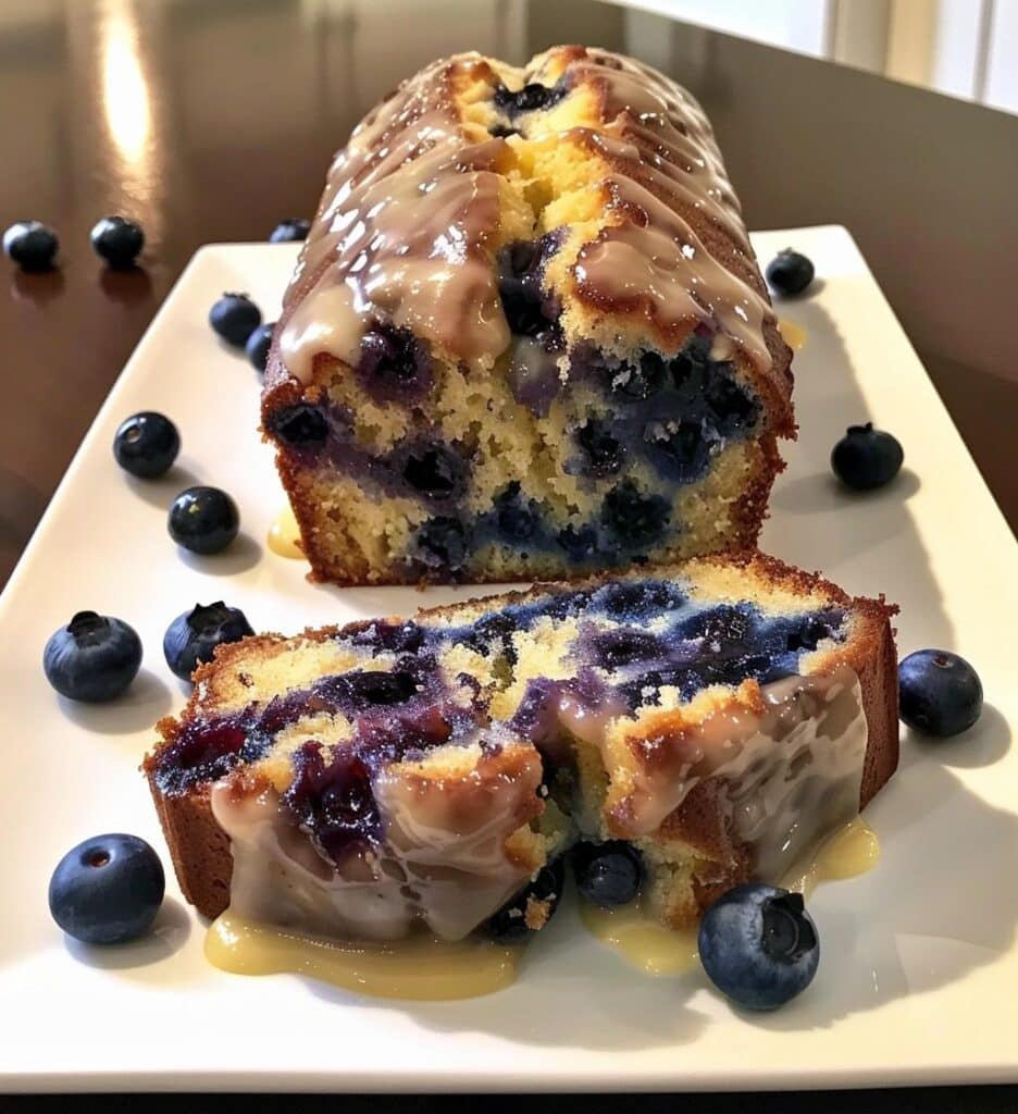 Blueberry Lemon Loaf Cake