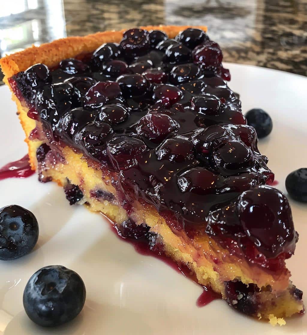 Blueberry Lemon Upside Down Cake