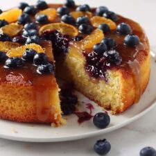 Blueberry Orange Upside Down Cake: A Magical Delight