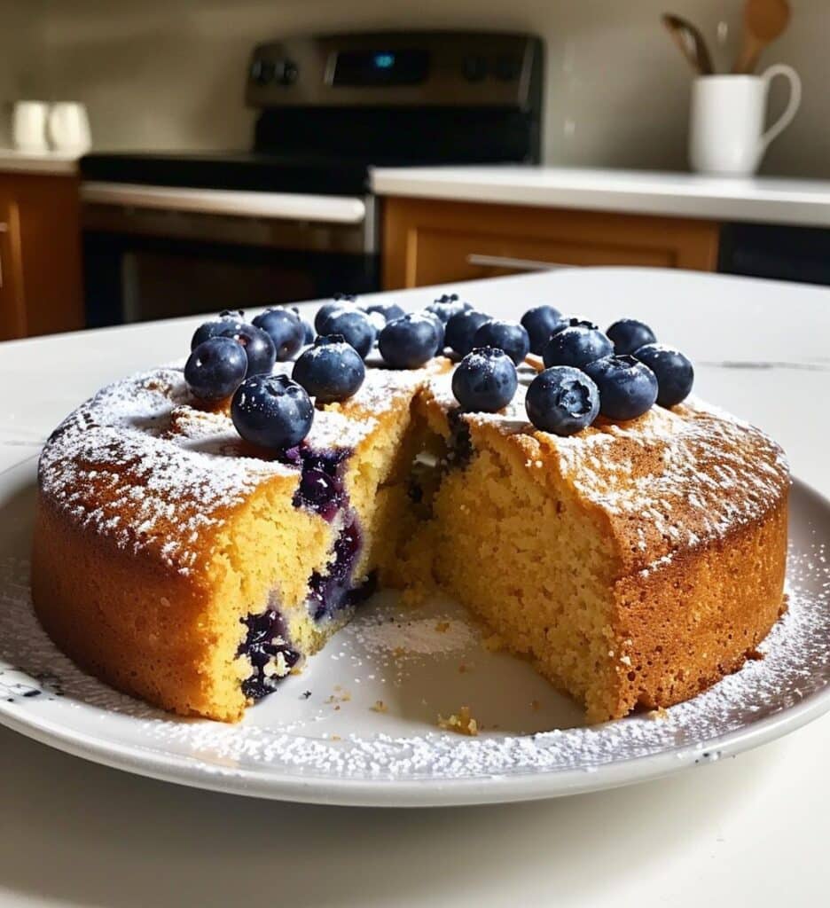 Blueberry Snack Cake