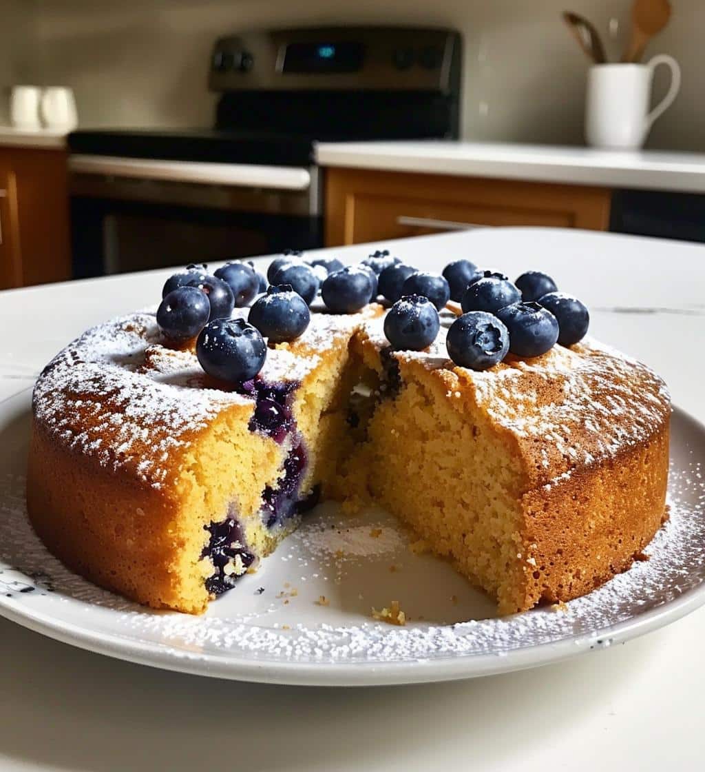 Blueberry Snack Cake