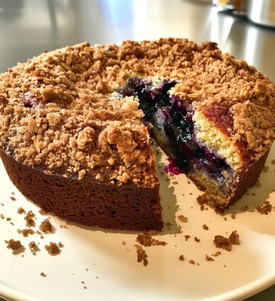 Blueberry Streusel Cake