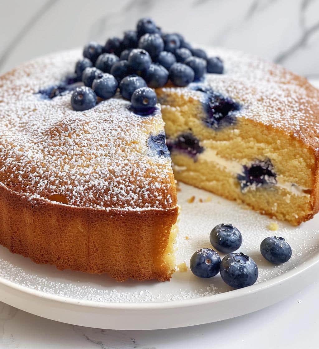 Blueberry Yogurt Cake