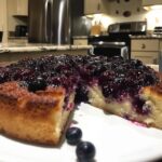 Blueberry Yogurt Upside Down Cake
