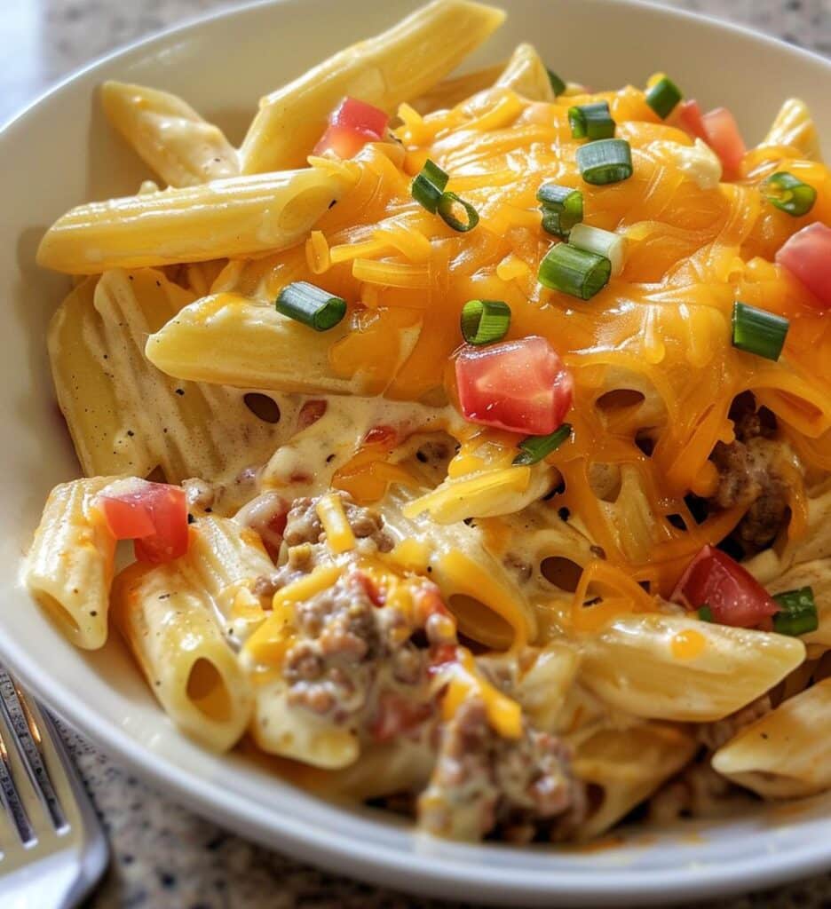Cheesy Taco Pasta