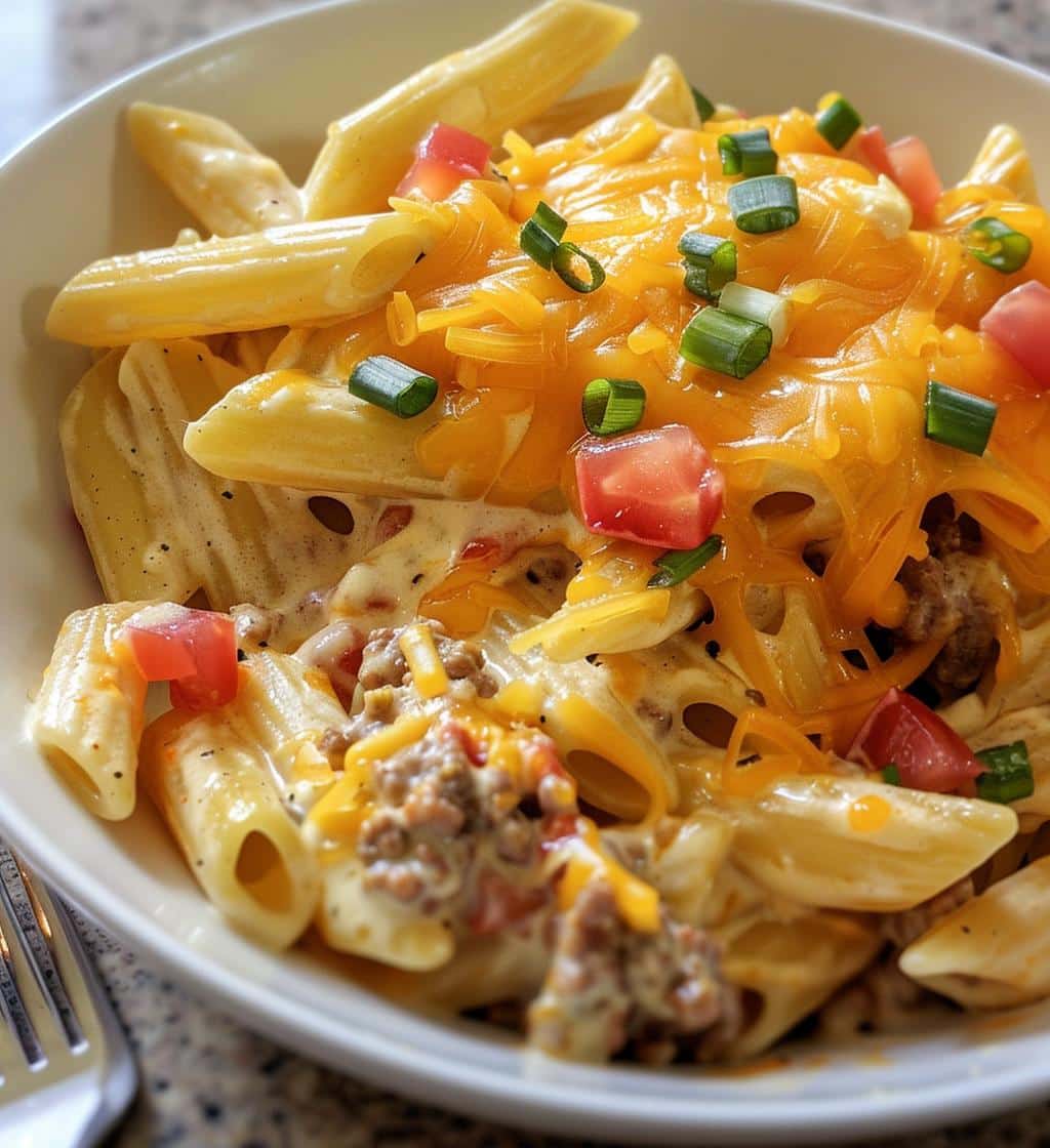 Cheesy Taco Pasta