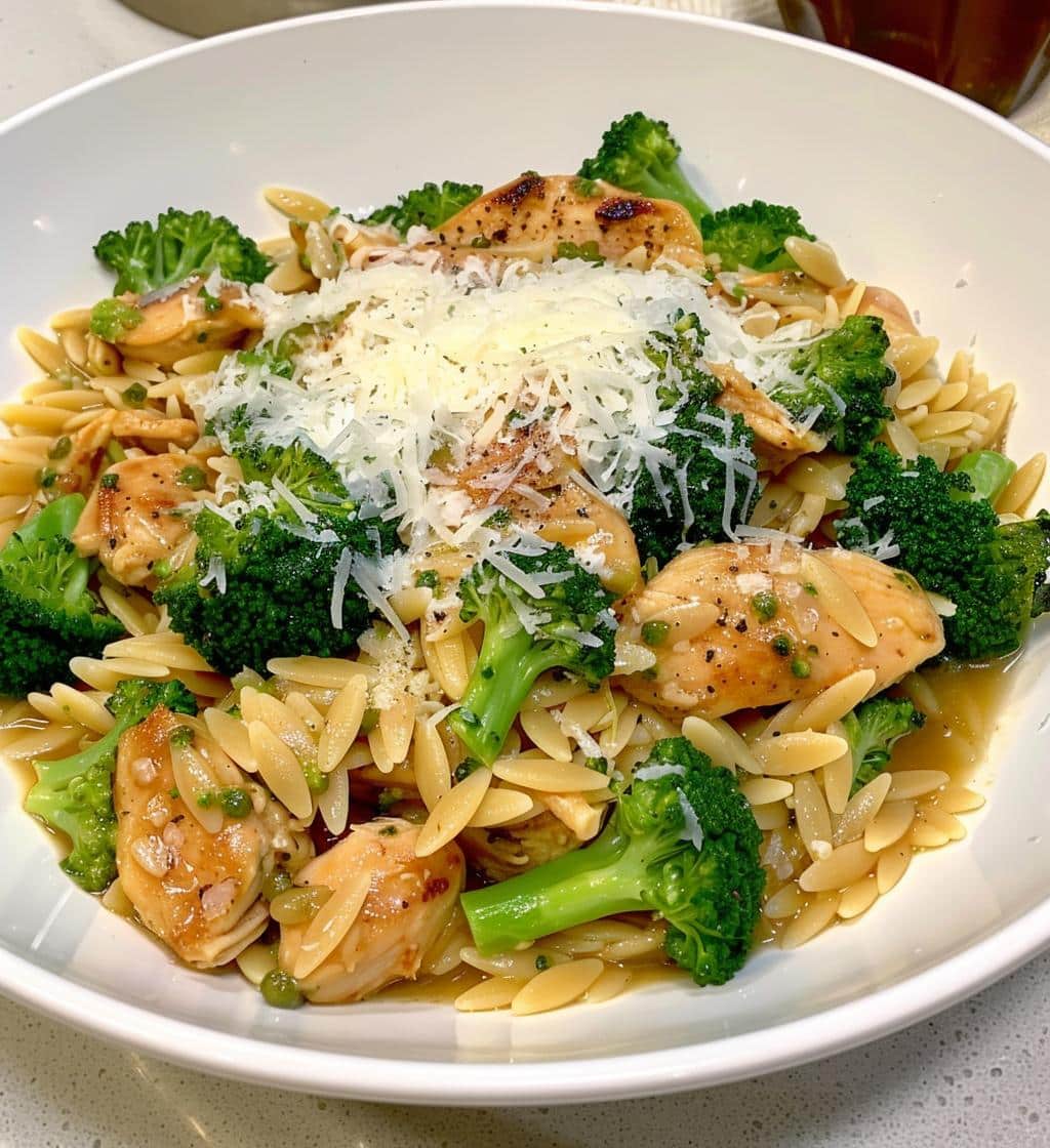 Chicken Broccoli Orzo