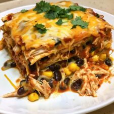 Chicken Enchilada Casserole: 7 Irresistibly Cheesy Layers