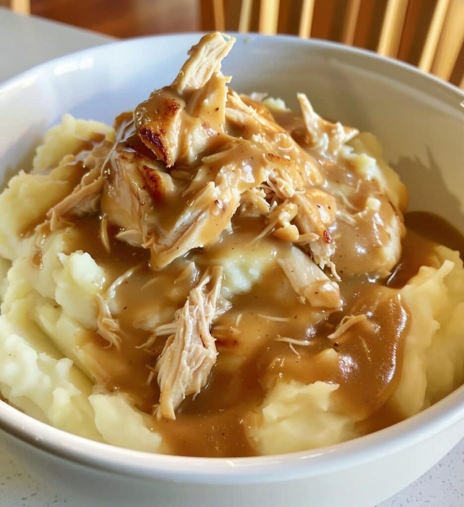 Chicken Mashed Potato Bowls