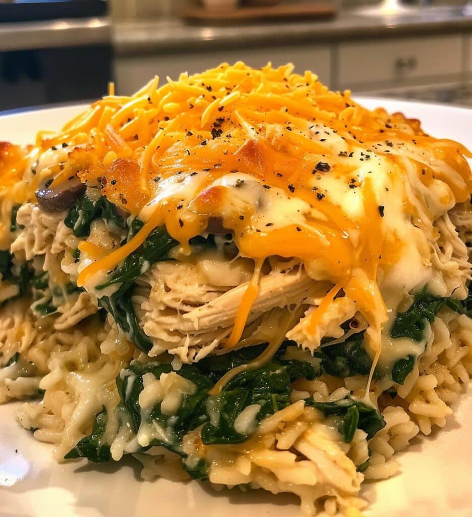 Chicken Spinach Casserole