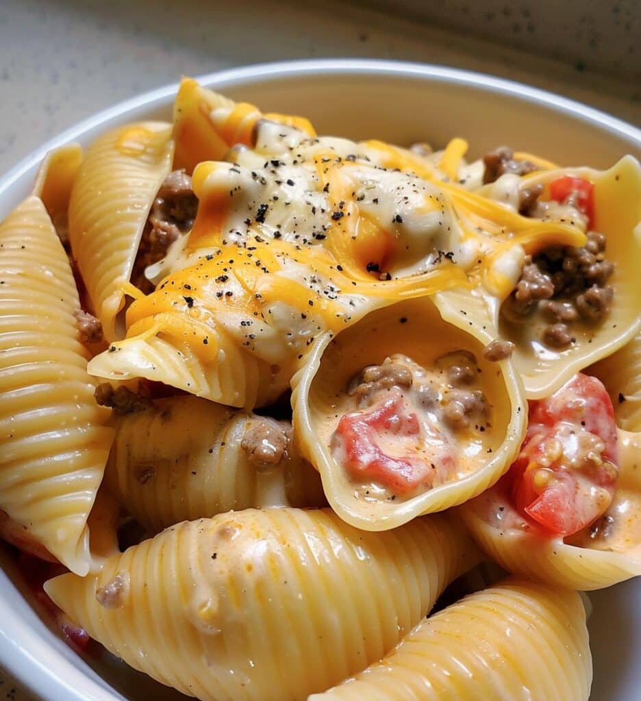 Creamy Beef Shells