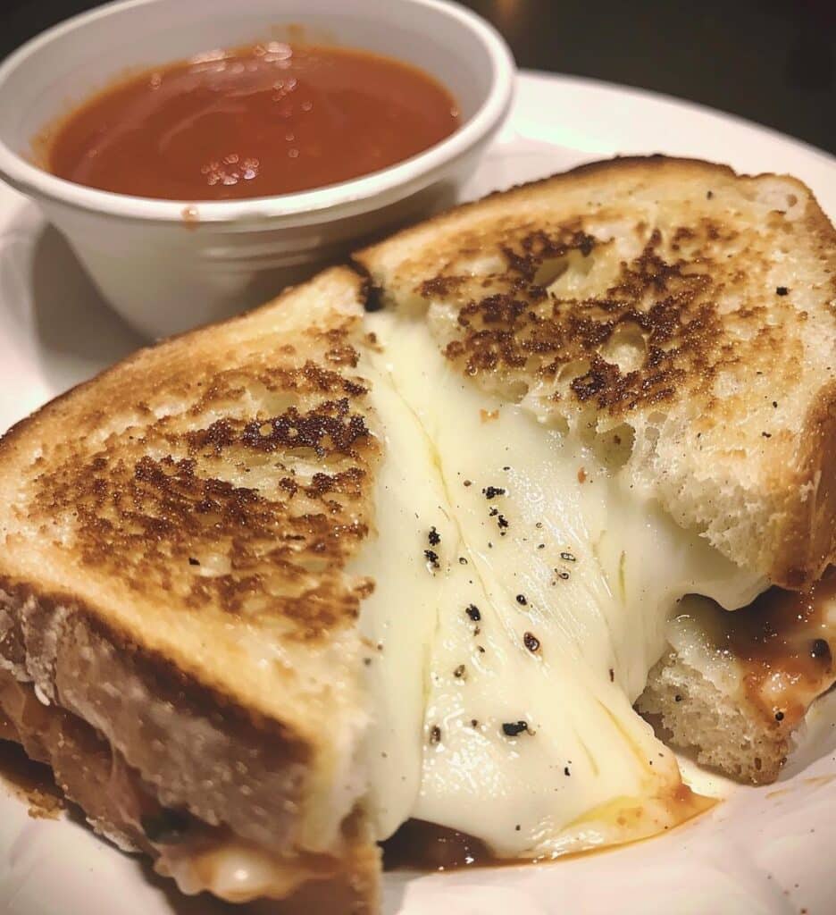 Garlic Bread Grilled Cheese