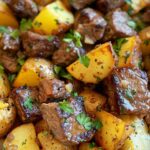 Garlic Butter Beef Potatoes