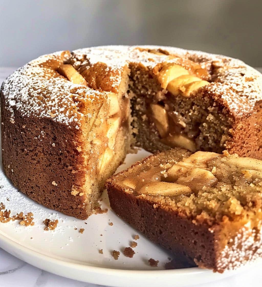 Ginger Apple Tea Cake