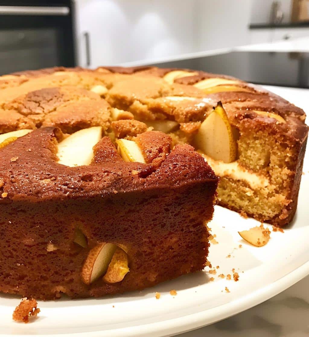 Ginger Pear Spice Cake