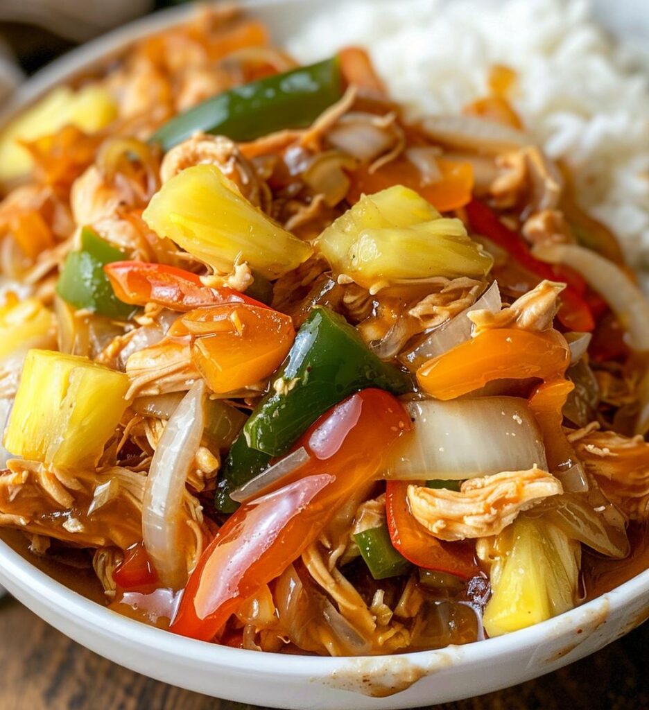 Hawaiian Crockpot Chicken