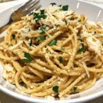 High Protein Garlic Parmesan Pasta