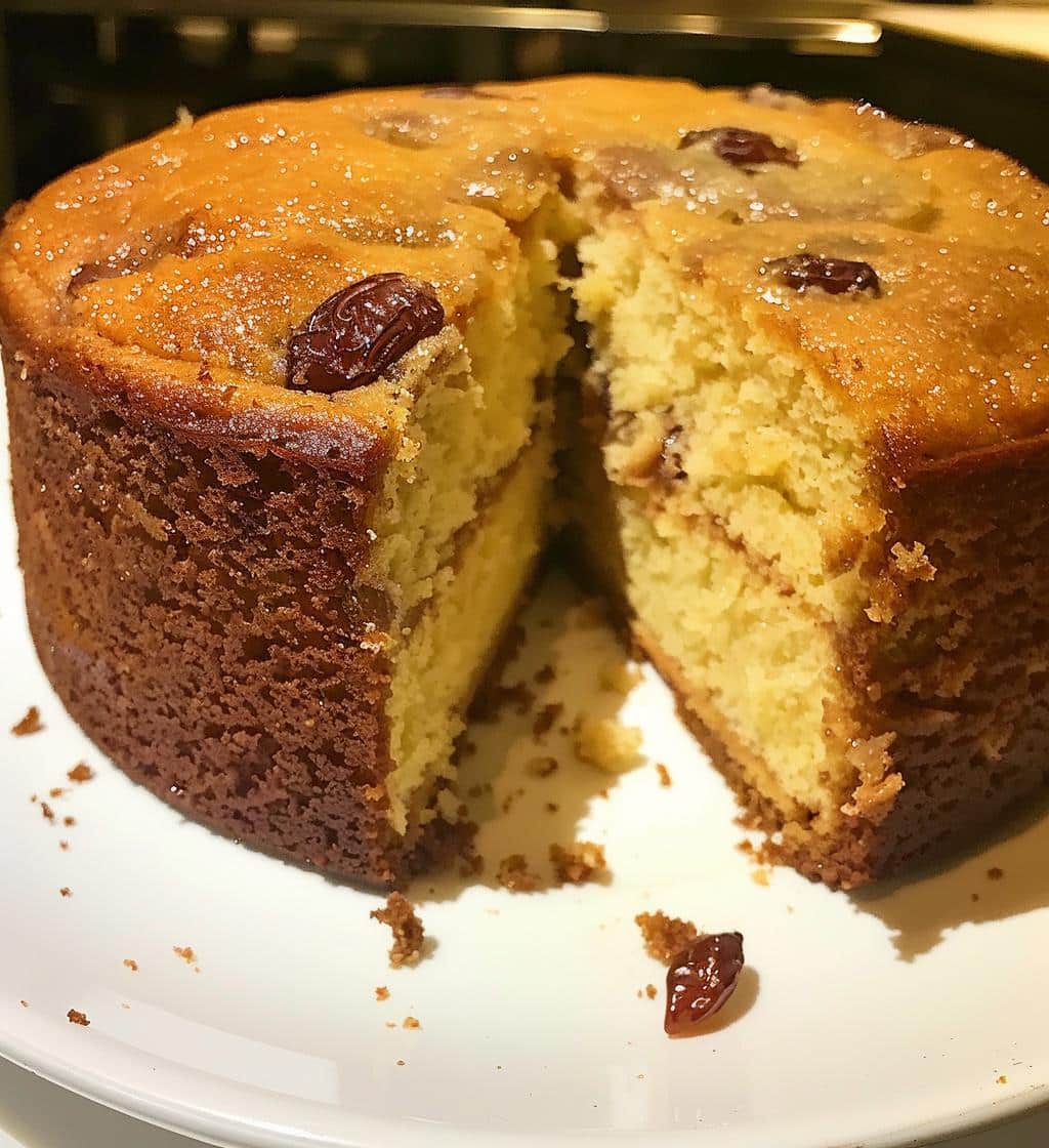 Homestyle Date Butter Cake