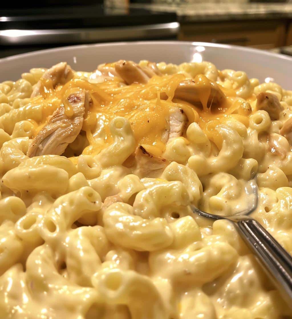 Honey Garlic Chicken Mac Cheese