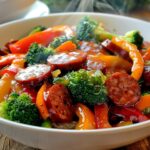 Honey Garlic Kielbasa Veggies