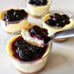 Juicy Mini Lemon Blueberry Cheesecakes