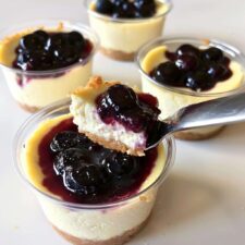 Juicy Mini Lemon Blueberry Cheesecakes to Indulge Your Senses