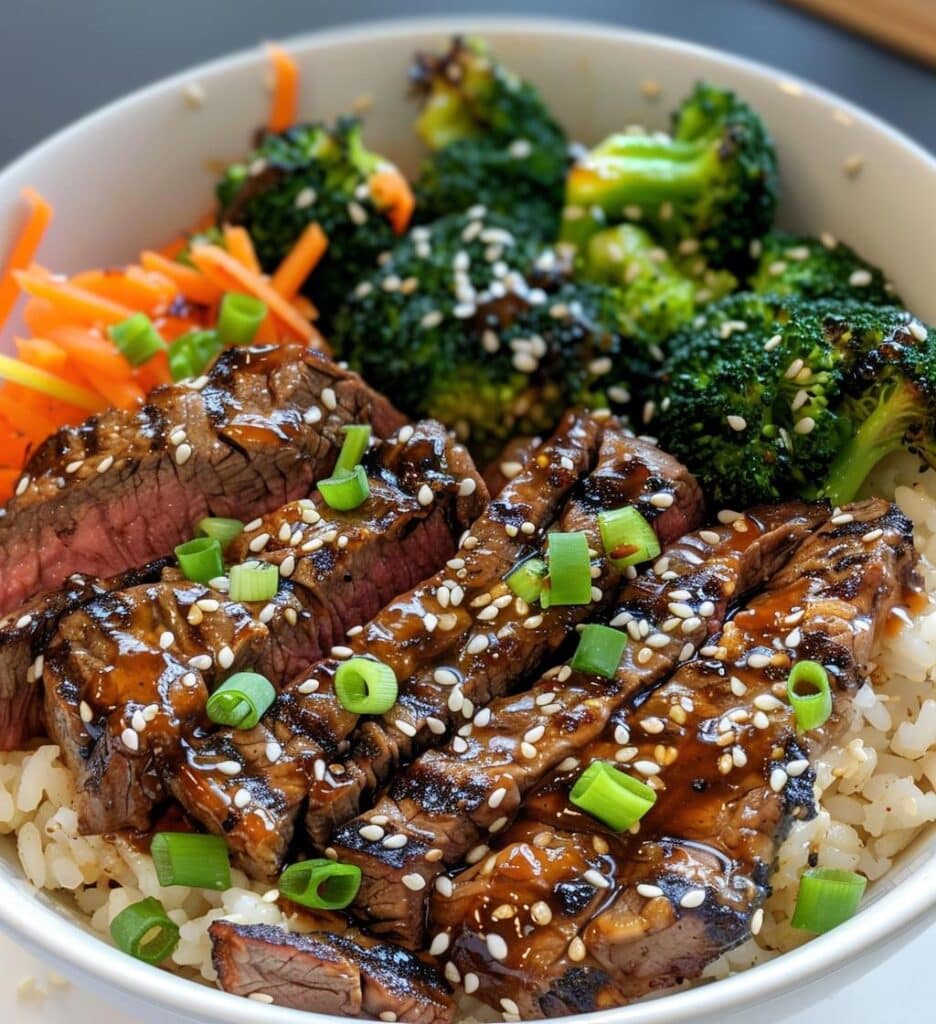 Korean BBQ Steak Bowls