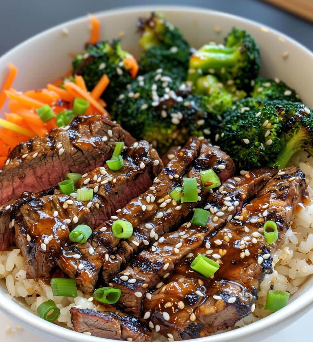 Korean BBQ Steak Bowls