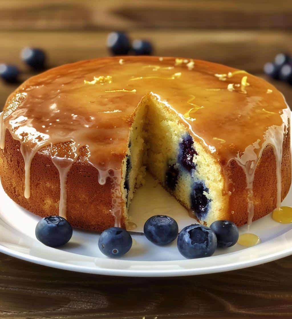 Lemon Blueberry Pound Cake