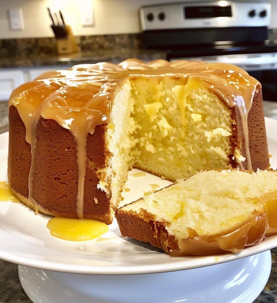 Lemon Cream Cheese Pound Cake