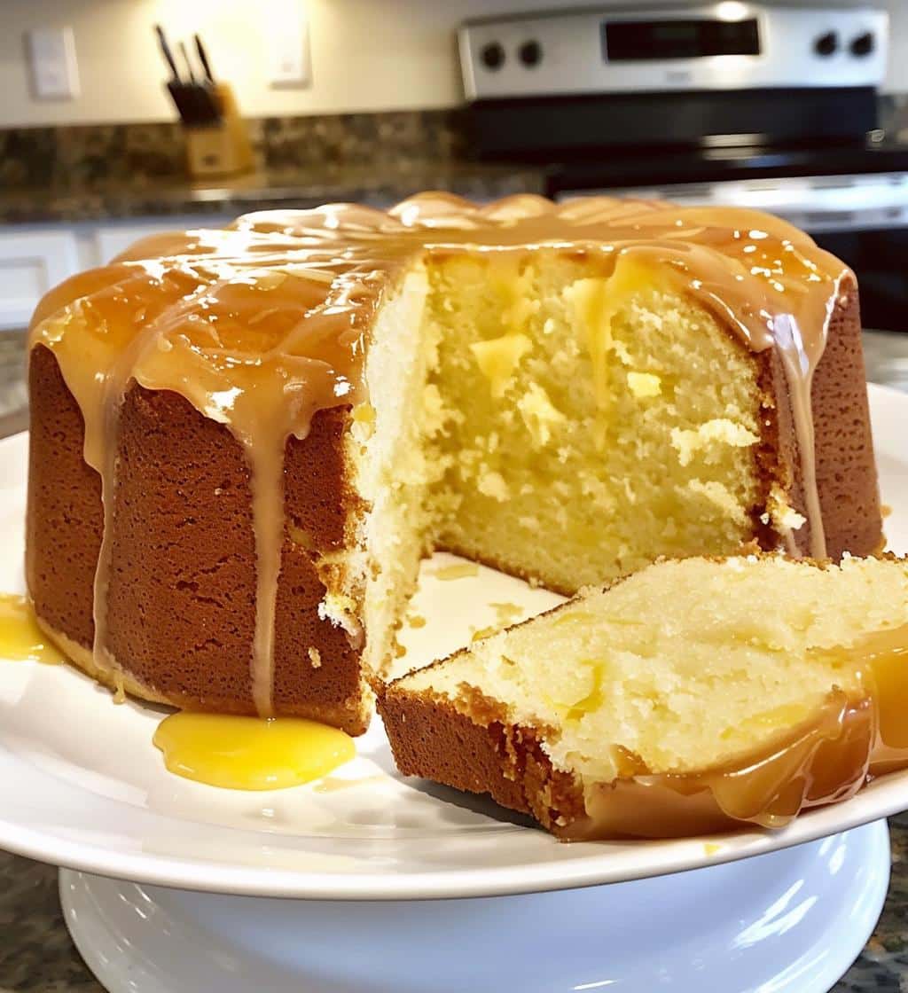 Lemon Cream Cheese Pound Cake