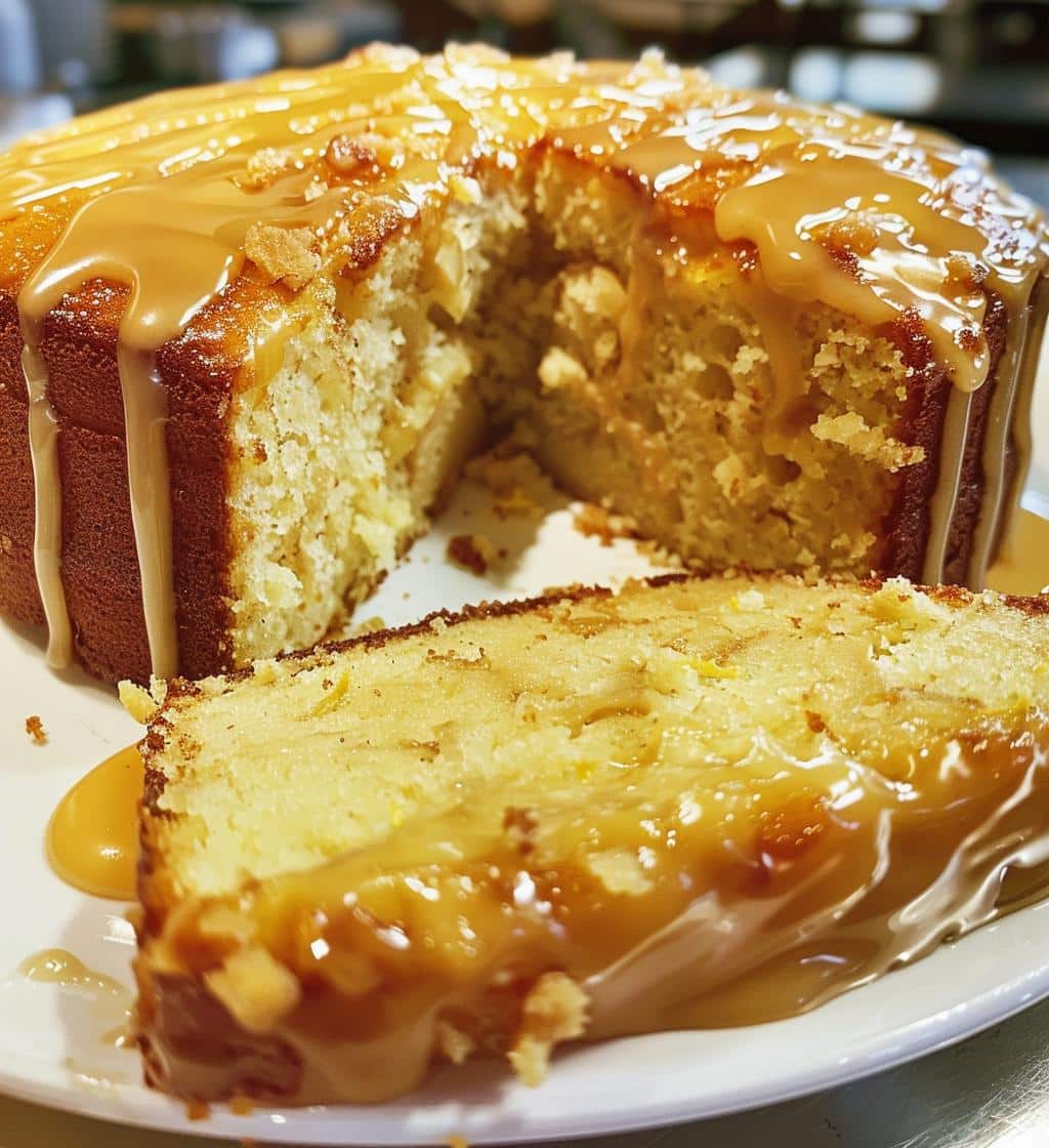 Lemon Ginger Butter Cake