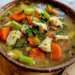Mediterranean Lemon Chicken Soup