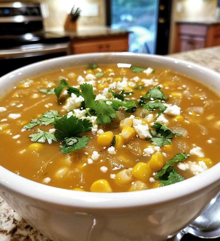 Mexican Street Corn Soup