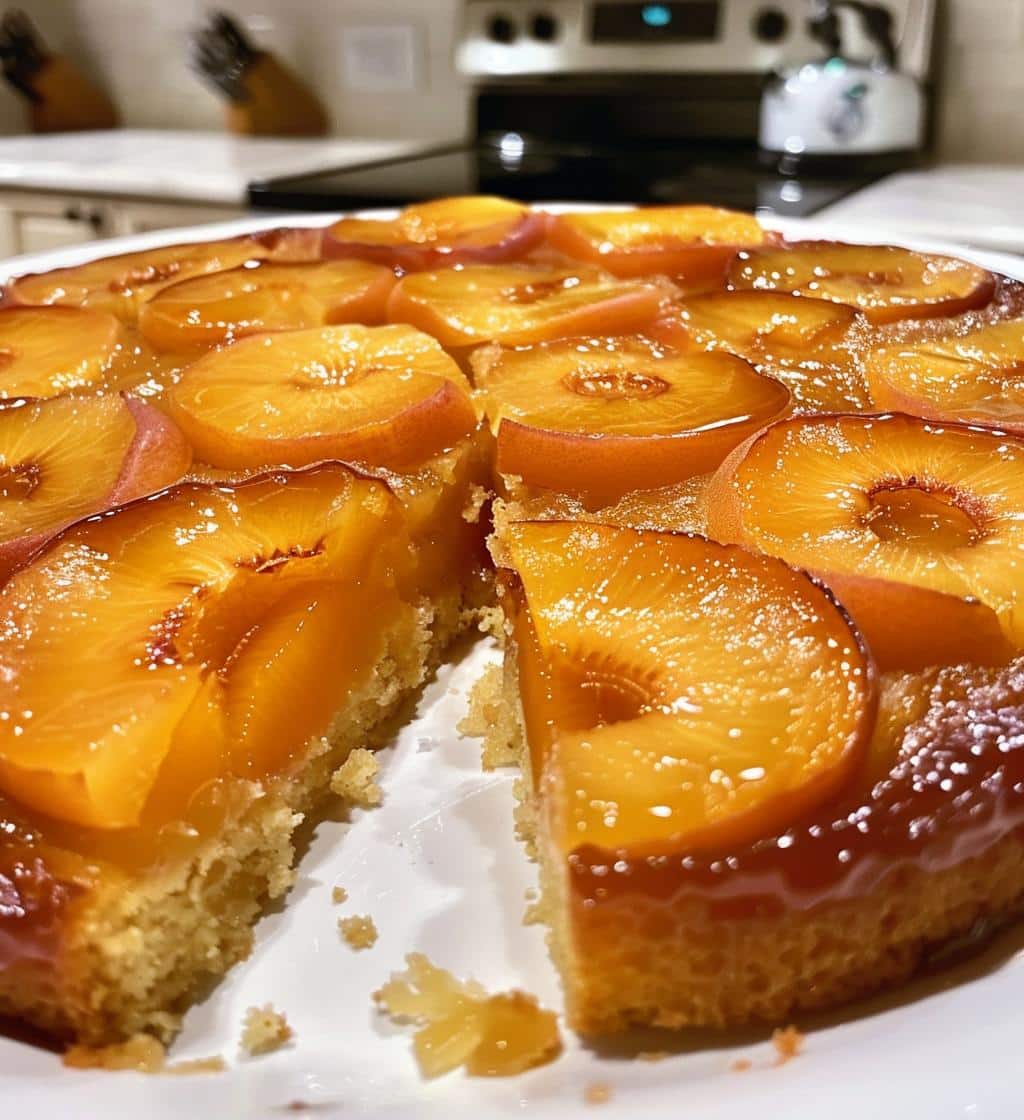 Nectarine Upside Down Cake