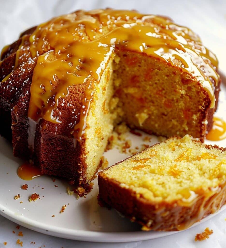 Orange Glazed Pound Cake