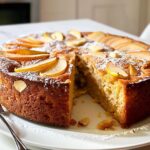 Pear Almond Tea Cake