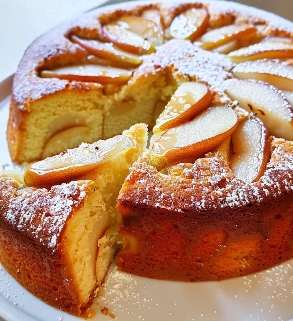 Pear Frangipane Cake