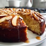 Pear Maple Almond Cake