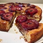 Plum Ginger Upside Down Cake