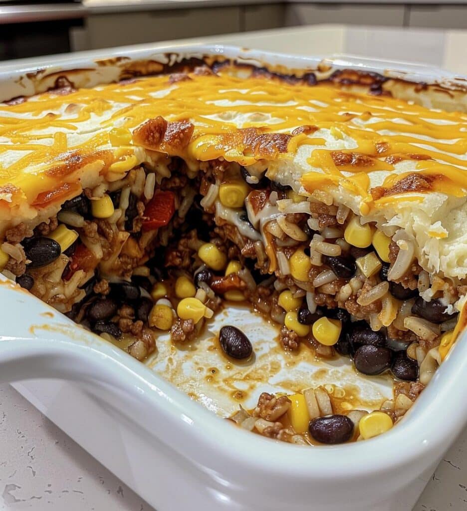 Protein Burrito Bake