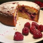 Raspberry Brown Sugar Cake
