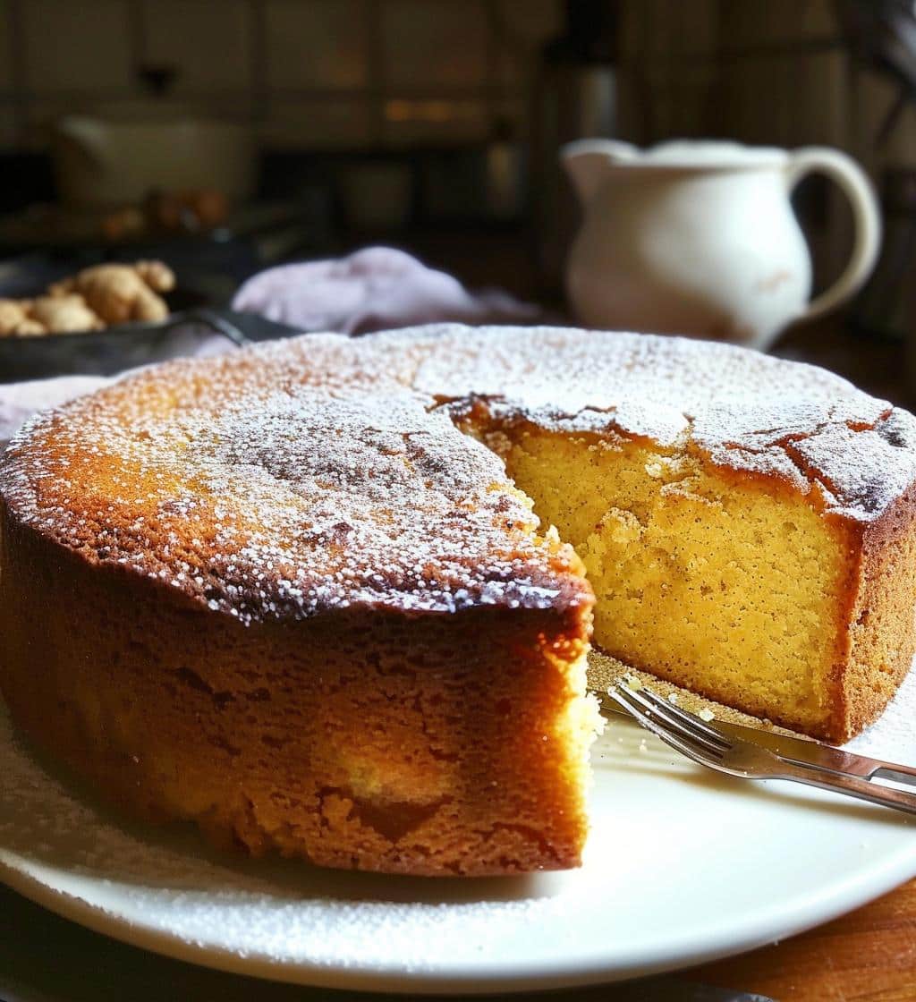Rustic Ginger Butter Cake