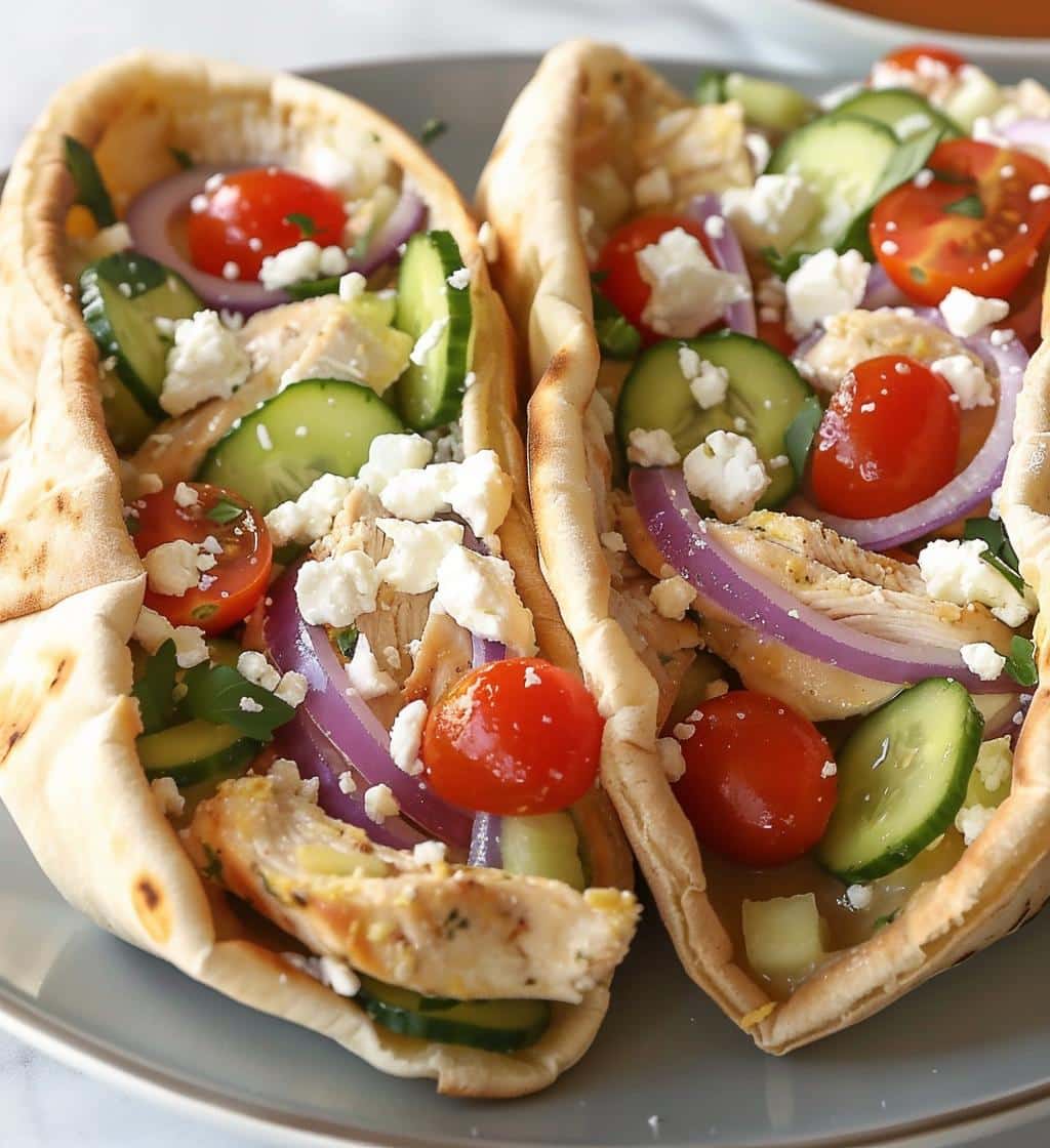 Sheet Pan Chicken Pitas
